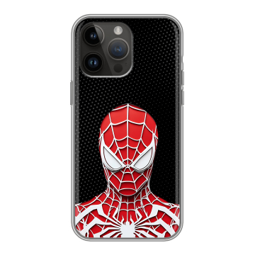 Силиконовый чехол на Iphone 14 Pro Max с принтом человек паук spiderman Силиконовый чехол на Iphone 14 Pro Max с принтом человек паук spiderman