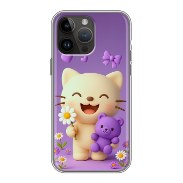 Силиконовый чехол на Iphone 14 Pro Max с принтом для девочек Силиконовый чехол на Iphone 14 Pro Max с принтом для девочек