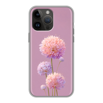 Силиконовый чехол на Iphone 14 Pro Max с принтом Цветы
