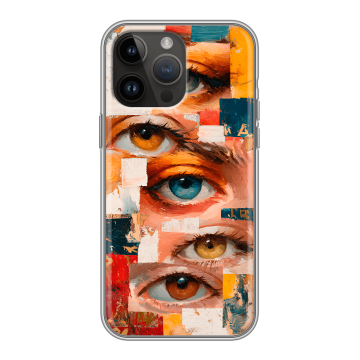 Силиконовый чехол на Iphone 14 Pro Max с принтом Модный принт