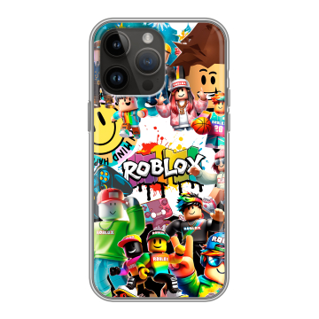 Силиконовый чехол на Iphone 14 Pro Max с принтом Roblox Роблокс Силиконовый чехол на Iphone 14 Pro Max с принтом Roblox Роблокс