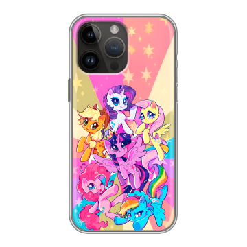 Силиконовый чехол на Iphone 14 Pro Max с принтом My little pony Дружба чудо Силиконовый чехол на Iphone 14 Pro Max с принтом My little pony Дружба чудо