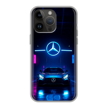 Силиконовый чехол на Iphone 14 Pro Max с принтом Mercedes Мерседес Силиконовый чехол на Iphone 14 Pro Max с принтом Mercedes Мерседес