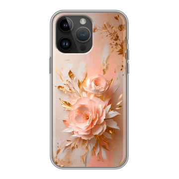 Силиконовый чехол на Iphone 14 Pro Max с принтом женский