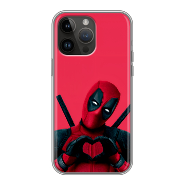 Силиконовый чехол на Iphone 14 Pro Max с принтом Дедпул Deadpool Силиконовый чехол на Iphone 14 Pro Max с принтом Дедпул Deadpool