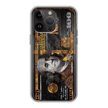 Силиконовый чехол на Iphone 14 Pro Max с принтом Доллар деньги Силиконовый чехол на Iphone 14 Pro Max с принтом Доллар деньги