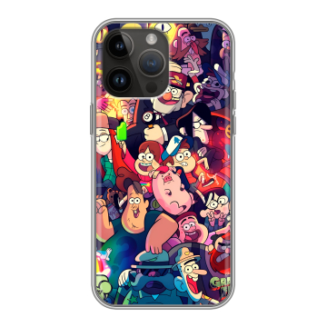 Силиконовый чехол на Iphone 14 Pro Max с принтом Gravity Falls Гравити Фолз Силиконовый чехол на Iphone 14 Pro Max с принтом Gravity Falls Гравити Фолз