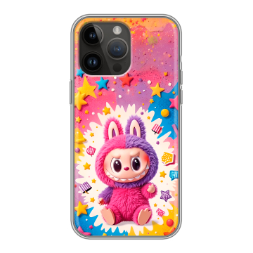 Силиконовый чехол на Iphone 14 Pro Max с принтом Labubu Лабубу Силиконовый чехол на Iphone 14 Pro Max с принтом Labubu Лабубу