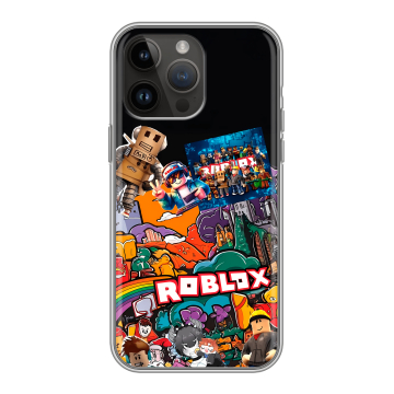 Силиконовый чехол на Iphone 14 Pro Max с принтом Roblox Роблокс Силиконовый чехол на Iphone 14 Pro Max с принтом Roblox Роблокс