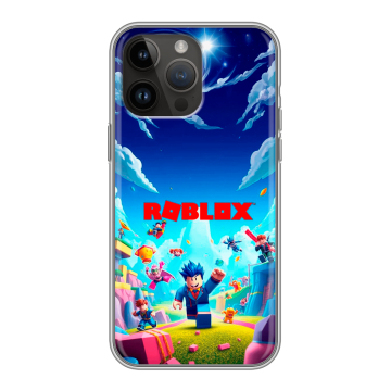 Силиконовый чехол на Iphone 14 Pro Max с принтом Roblox Роблокс Силиконовый чехол на Iphone 14 Pro Max с принтом Roblox Роблокс