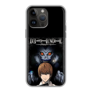 Силиконовый чехол на Iphone 14 Pro Max с принтом Death note Тетрадь смерти