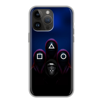 Силиконовый чехол на Iphone 14 Pro Max с принтом Игра Кальмара