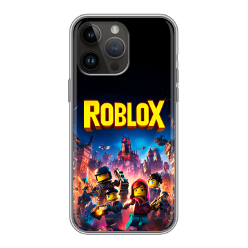Силиконовый чехол на Iphone 14 Pro Max с принтом Roblox Роблокс Силиконовый чехол на Iphone 14 Pro Max с принтом Roblox Роблокс