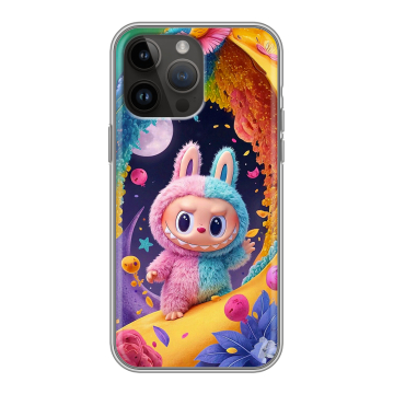 Силиконовый чехол на Iphone 14 Pro Max с принтом Labubu Лабубу Силиконовый чехол на Iphone 14 Pro Max с принтом Labubu Лабубу