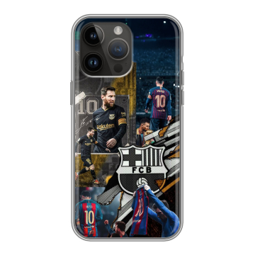 Силиконовый чехол на Iphone 14 Pro Max с принтом Messi Barcelona Силиконовый чехол на Iphone 14 Pro Max с принтом Messi Barcelona