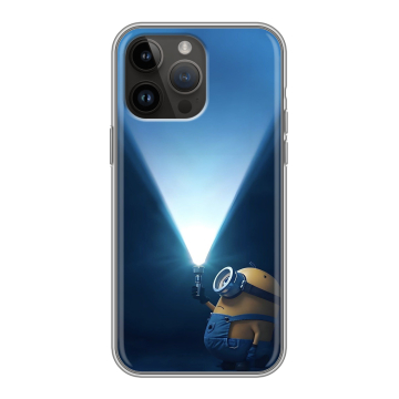 Силиконовый чехол на Iphone 14 Pro Max с принтом Миньоны Силиконовый чехол на Iphone 14 Pro Max с принтом Миньоны