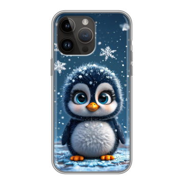 Силиконовый чехол на Iphone 14 Pro Max с принтом Новый год