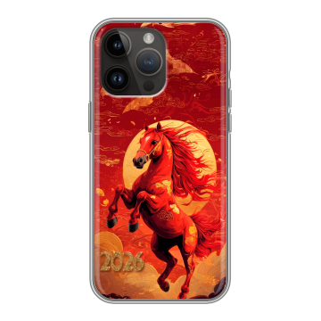Силиконовый чехол на Iphone 14 Pro Max с принтом Новый год