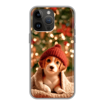 Силиконовый чехол на Iphone 14 Pro Max с принтом Новый год