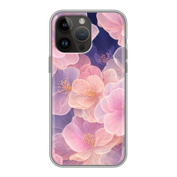 Силиконовый чехол на Iphone 14 Pro Max с принтом женский