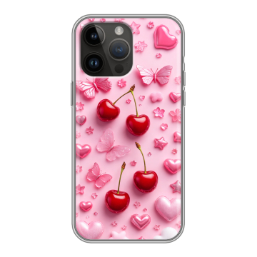 Силиконовый чехол на Iphone 14 Pro Max с принтом для девочек Силиконовый чехол на Iphone 14 Pro Max с принтом для девочек