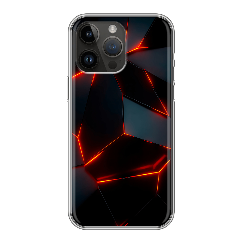 Силиконовый противоударный чехол на Iphone 14 Pro Max с принтом Яркие абстракции Силиконовый противоударный чехол на Iphone 14 Pro Max с принтом Яркие абстракции