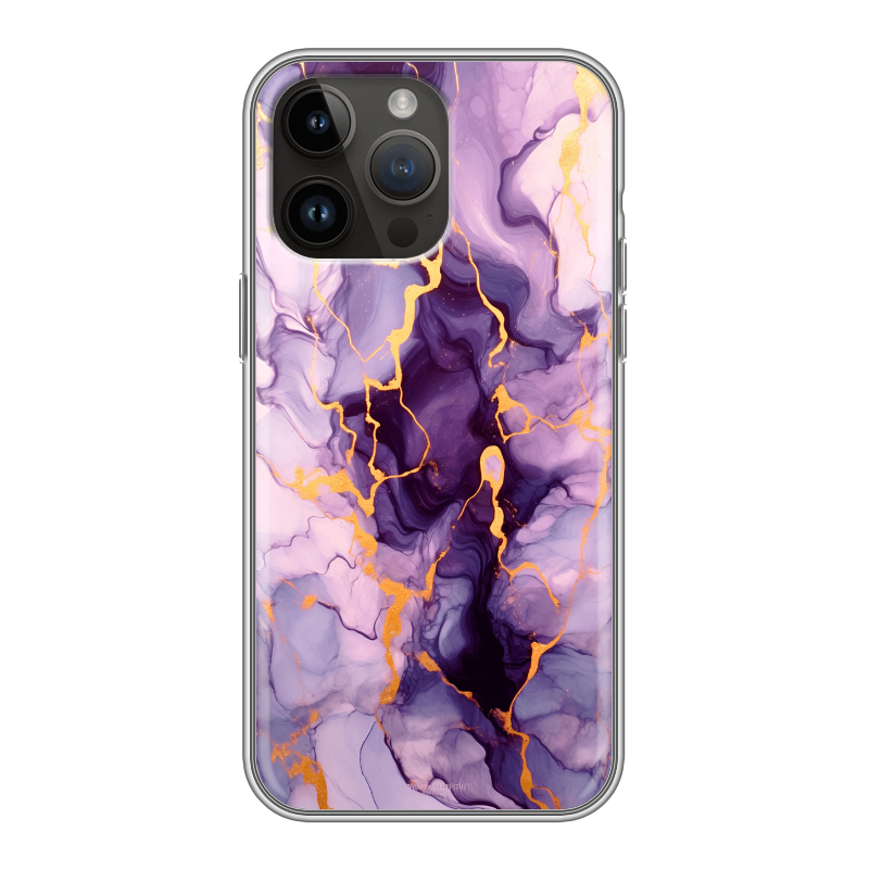 Силиконовый противоударный чехол на Iphone 14 Pro Max с принтом Мрамор Силиконовый противоударный чехол на Iphone 14 Pro Max с принтом Мрамор