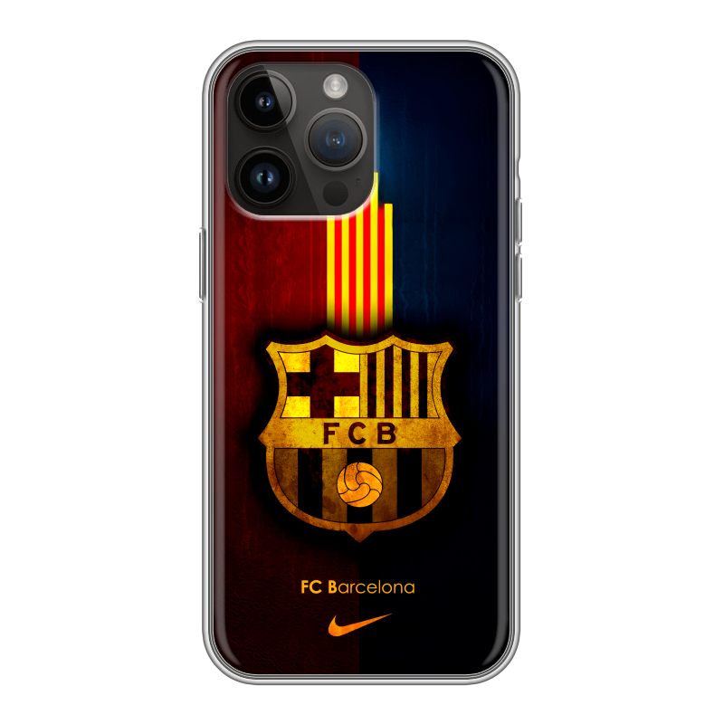 Силиконовый чехол на Iphone 14 Pro Max с принтом Барселона Barcelona Силиконовый чехол на Iphone 14 Pro Max с принтом Барселона Barcelona