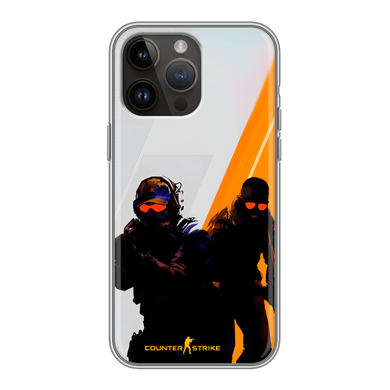 Силиконовый чехол на Iphone 14 Pro Max с принтом Контер страйк Counter strike Силиконовый чехол на Iphone 14 Pro Max с принтом Контер страйк Counter strike