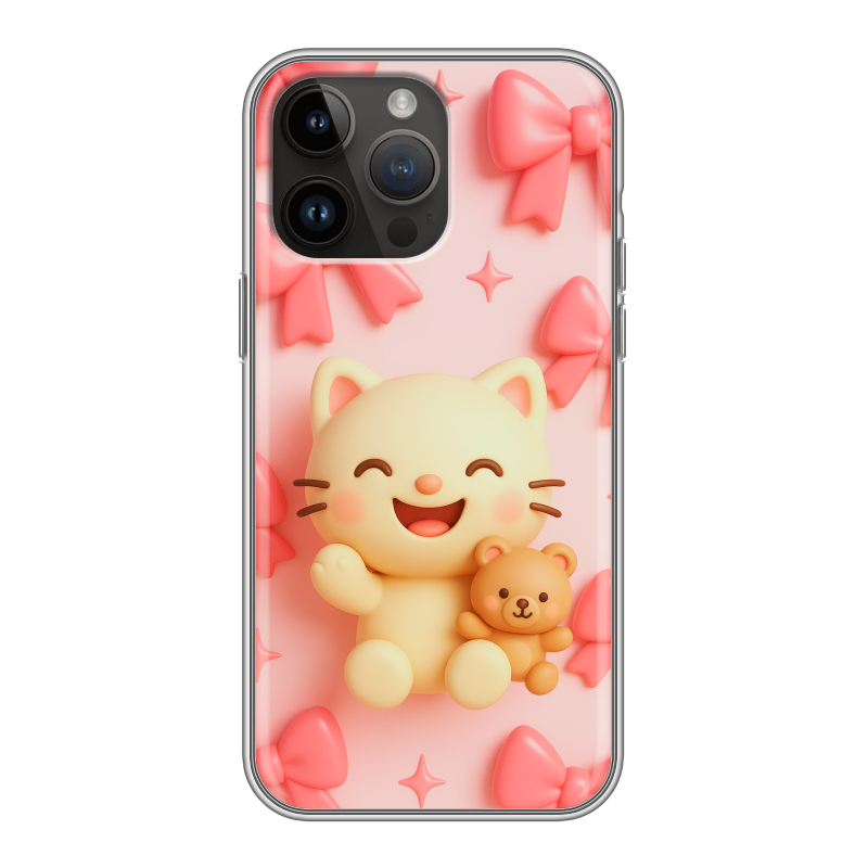 Силиконовый чехол на Iphone 14 Pro Max с принтом для девочек Силиконовый чехол на Iphone 14 Pro Max с принтом для девочек