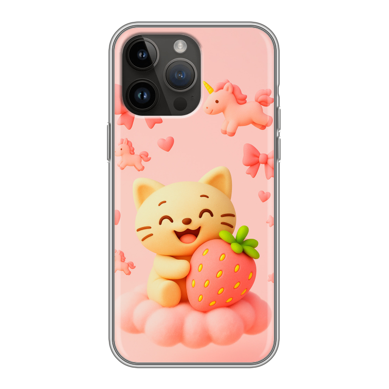 Силиконовый чехол на Iphone 14 Pro Max с принтом для девочек Силиконовый чехол на Iphone 14 Pro Max с принтом для девочек