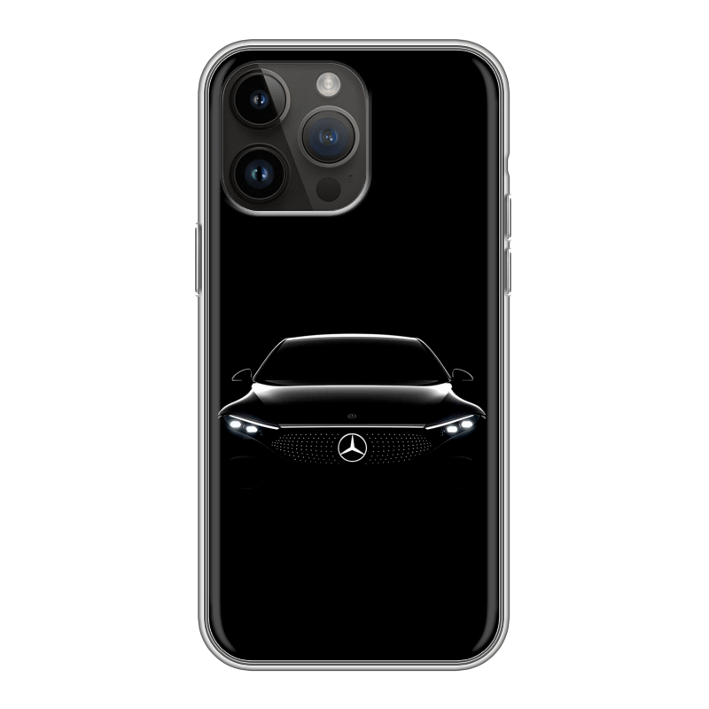 Силиконовый чехол на Iphone 14 Pro Max с принтом Mercedes Мерседес Силиконовый чехол на Iphone 14 Pro Max с принтом Mercedes Мерседес