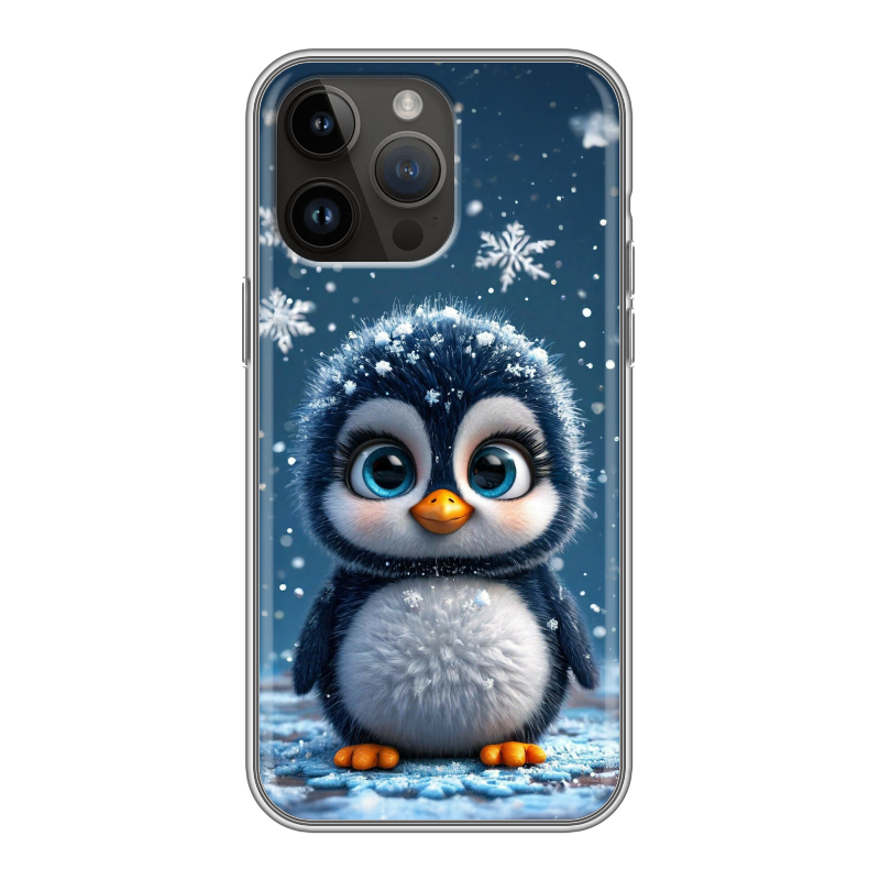 Силиконовый чехол на Iphone 14 Pro Max с принтом Новый год Силиконовый чехол на Iphone 14 Pro Max с принтом Новый год