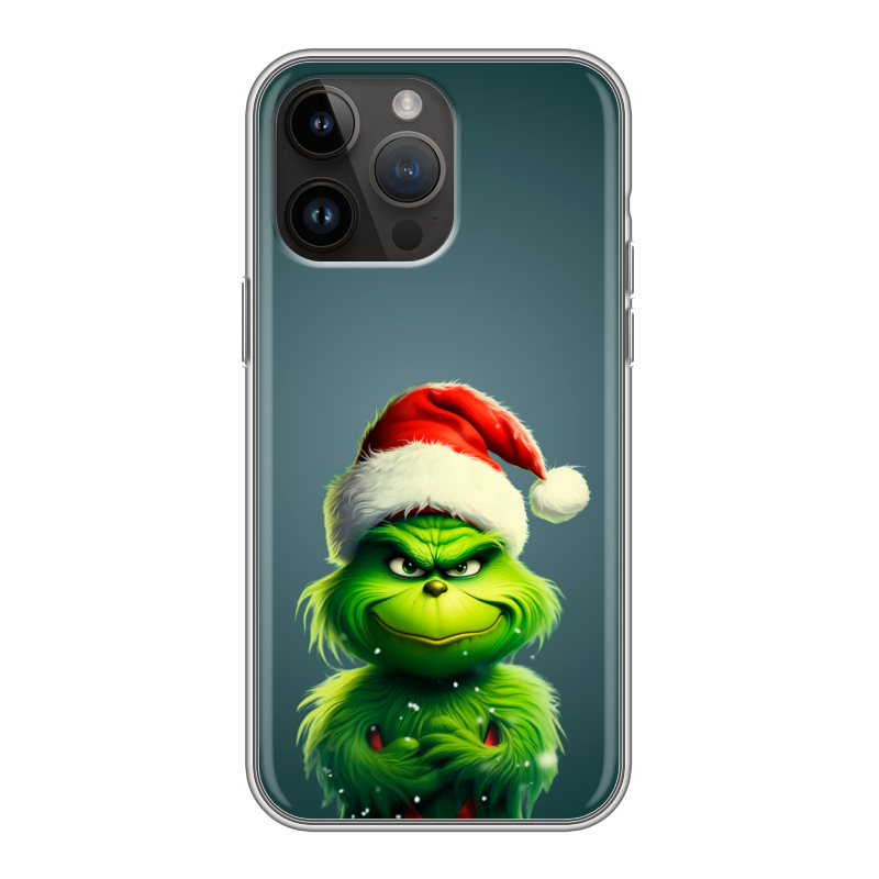 Силиконовый чехол на Iphone 14 Pro Max с принтом Новый год Силиконовый чехол на Iphone 14 Pro Max с принтом Новый год