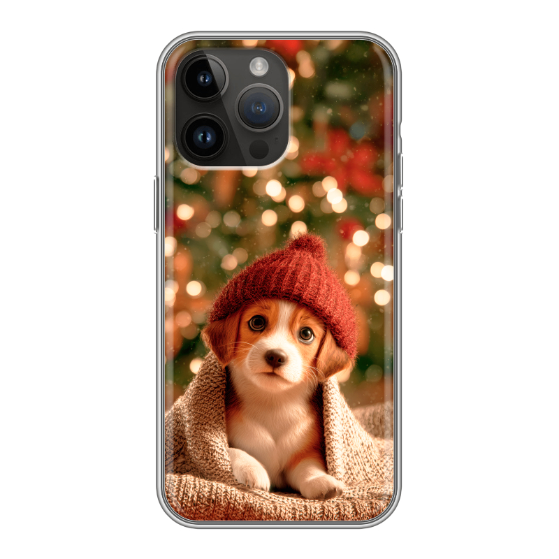 Силиконовый чехол на Iphone 14 Pro Max с принтом Новый год Силиконовый чехол на Iphone 14 Pro Max с принтом Новый год