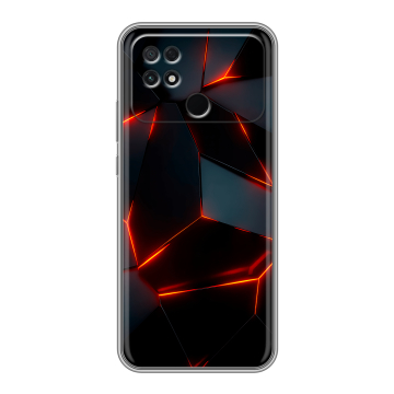 Силиконовый чехол на Xiaomi Poco C40 с принтом Яркие абстракции Силиконовый чехол на Xiaomi Poco C40 с принтом Яркие абстракции