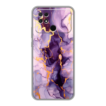 Силиконовый чехол на Xiaomi Poco C40 с принтом Мрамор Силиконовый чехол на Xiaomi Poco C40 с принтом Мрамор
