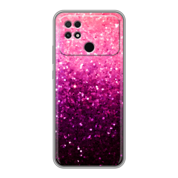 Силиконовый чехол на Xiaomi Poco C40 с принтом Блестки