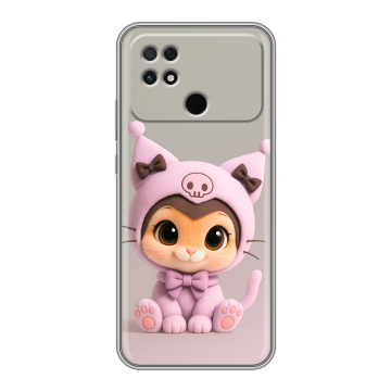 Силиконовый чехол на Xiaomi Poco C40 с принтом Куроми Kuromi Силиконовый чехол на Xiaomi Poco C40 с принтом Куроми Kuromi