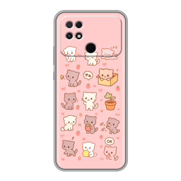 Силиконовый чехол на Xiaomi Poco C40 с принтом Hello Kitty Хелоу Кити Силиконовый чехол на Xiaomi Poco C40 с принтом Hello Kitty Хелоу Кити
