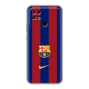 Силиконовый чехол на Xiaomi Poco C40 с принтом Барселона Barcelona Силиконовый чехол на Xiaomi Poco C40 с принтом Барселона Barcelona