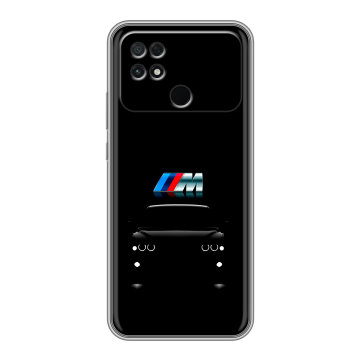 Силиконовый чехол на Xiaomi Poco C40 с принтом БМВ BMW