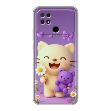 Силиконовый чехол на Xiaomi Poco C40 с принтом для девочек Силиконовый чехол на Xiaomi Poco C40 с принтом для девочек