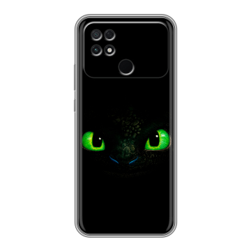 Силиконовый чехол на Xiaomi Poco C40 с принтом Как приручить дракона Силиконовый чехол на Xiaomi Poco C40 с принтом Как приручить дракона