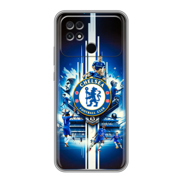 Силиконовый чехол на Xiaomi Poco C40 с принтом Chelsea Челси