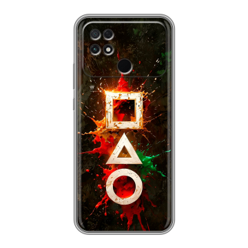 Силиконовый чехол на Xiaomi Poco C40 с принтом Squid Game Игра кальмара Силиконовый чехол на Xiaomi Poco C40 с принтом Squid Game Игра кальмара