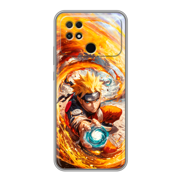 Силиконовый чехол на Xiaomi Poco C40 с принтом Аниме Наруто Naruto Силиконовый чехол на Xiaomi Poco C40 с принтом Аниме Наруто Naruto
