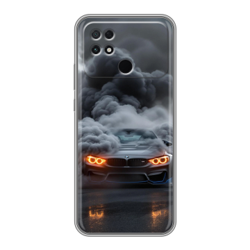 Силиконовый чехол на Xiaomi Poco C40 с принтом BMW БМВ