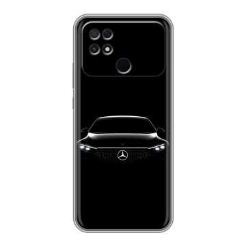 Силиконовый чехол на Xiaomi Poco C40 с принтом Mercedes Мерседес Силиконовый чехол на Xiaomi Poco C40 с принтом Mercedes Мерседес
