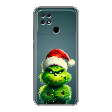 Силиконовый чехол на Xiaomi Poco C40 с принтом Новый год